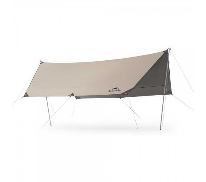 Тент Naturehike Cloud Skies Tarp C2350WS010 150D 500*380 см песочный, 6927595796498