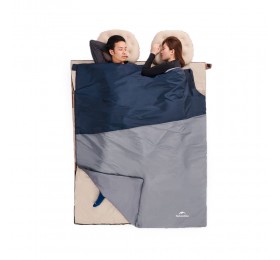 Спальный мешок Naturehike Sunny Day PL01 CNK2550WS026 LW180, синий с голубым, размер M