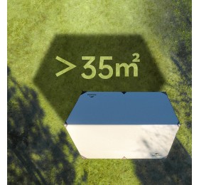 Тент Naturehike Cloud Skies Tarp C2350WS010 150D 500*380 см песочный, 6927595796498