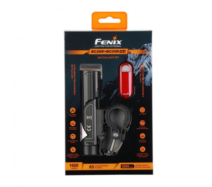 Велофара Fenix BC26R+BC05R V2.0