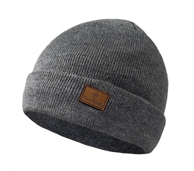 Водонепроницаемая шапка Dexshell Beanie Hat — серый, размер S/M (56-58 см)