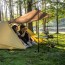 Палатка Naturehike Butterfly NH21YW132 210T двухместная, желто-коричневая