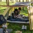 Палатка Naturehike Butterfly NH21YW132 210T двухместная, желто-коричневая
