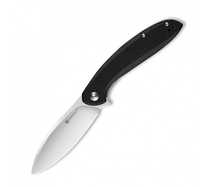 Складной нож SENCUT San Angelo 9Cr18MoV Steel Satin Finished Handle G10 Black