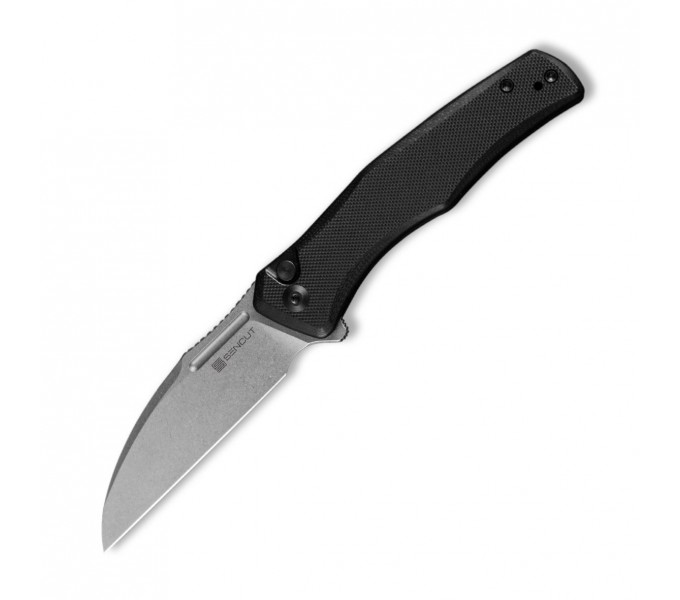 Складной нож SENCUT Watauga D2 Steel Stonewashed Handle G10 Black