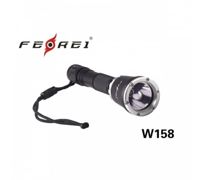 Фонарь для дайвинга Ferei W158 набор, серебряный, W158S Фонарь для дайвинга Ferei W158 набор, серебряный, W158S