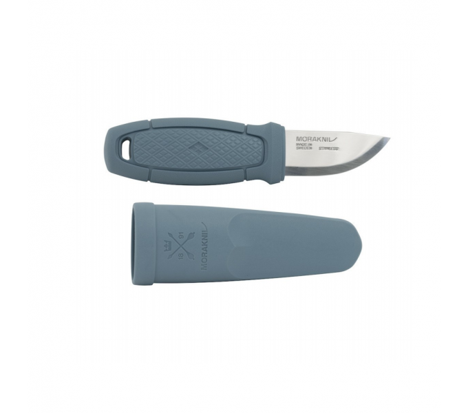 Нож Morakniv Eldris LightDuty, нержавеющая сталь, цвет светло-синий, с ножнами, 13851