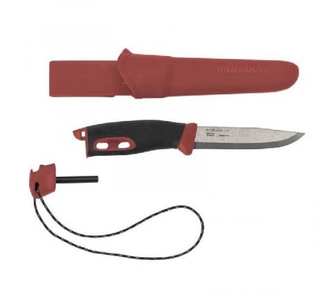 Нож Morakniv Companion Spark Red, нержавеющая сталь, 13571