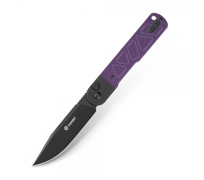 Нож складной Ganzo G767PT-PL фиолетовый Нож складной Ganzo G767PT-PL фиолетовый