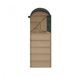 Спальный мешок Naturehike Sunny Day PL02 CNK2550WS028 U450, зеленый с коричневым, молния справа