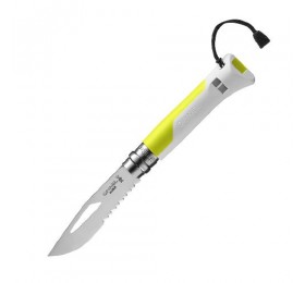 Нож Opinel №8 Fluo Yellow, желтый, 002320