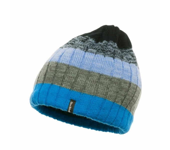 Водонепроницаемая шапка Dexshell Beanie Gradient, голубой/градиент, размер S/M (56-58 см)