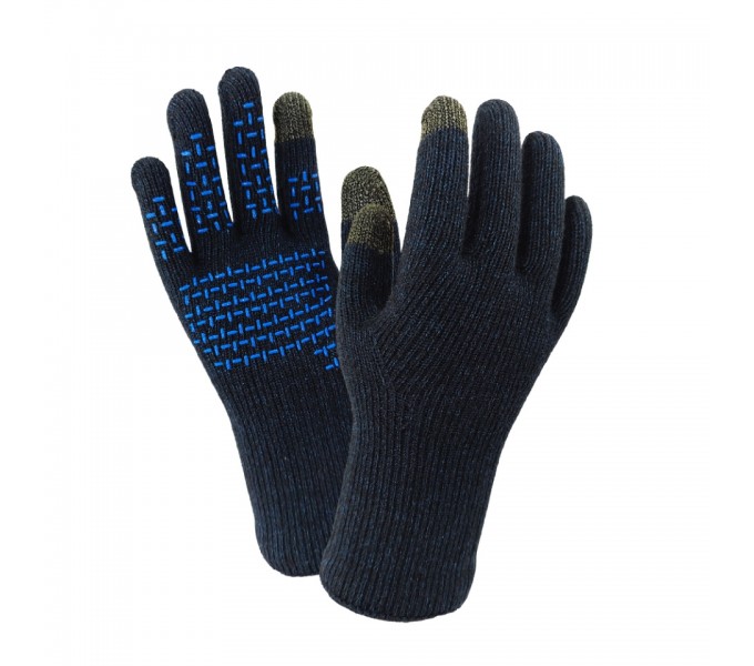 Водонепроницаемые перчатки Dexshell Ultralite Gloves V2.0 черный/синий L