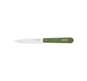 Нож столовый Opinel №112, деревянная рукоять, блистер, нержавеющая сталь, темно-зеленый 003118