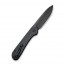 Складной нож CIVIVI Button Lock Elementum 14C28N Steel Black Stonewashed Handle G10 Black