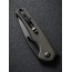 Складной нож SENCUT Mims 9Cr18MoV Steel Black Stonewashed Handle Dark Green Canvas Micarta