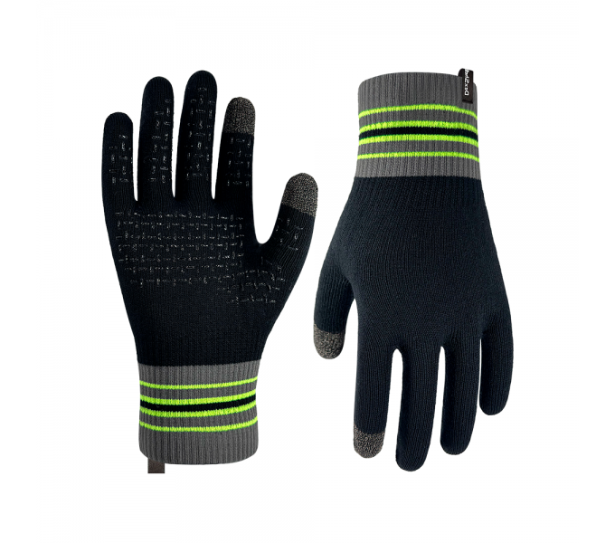 Водонепроницаемые перчатки Dexshell Ultra Thin Running Gloves черный/серый/зеленый L Водонепроницаемые перчатки Dexshell Ultra Thin Running Gloves черный/серый/зеленый L