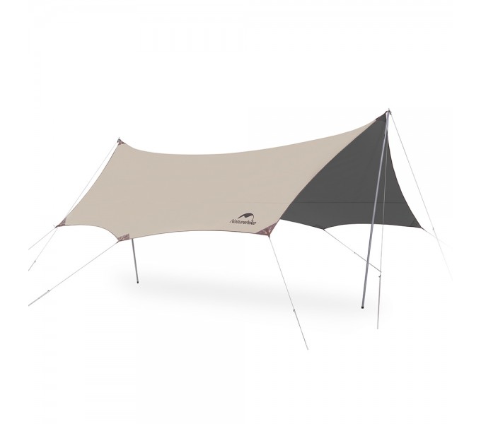 Тент Naturehike Cloud Skies Tarp C2350WS010 150D 550*465 см песочный, 6927595796481