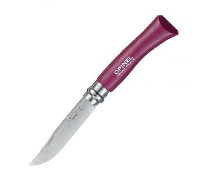 Нож Opinel №7, нержавеющая сталь, фиолетовый, 001427