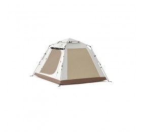 Палатка Naturehike Ango Picnic CNK2450WS021 трёхместная c навесом бежевая c черным