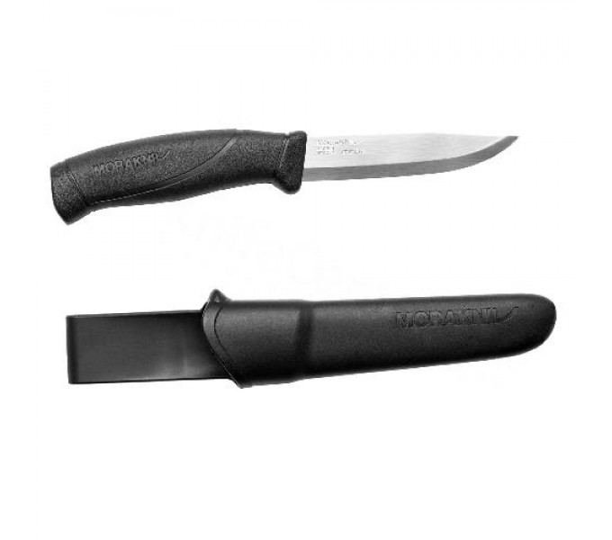 Нож Morakniv Companion Black, нержавеющая сталь, 12141