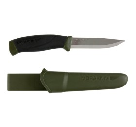 Нож Morakniv Companion MG (C), углеродная сталь, цвет хаки, 11863