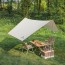 Палатка Naturehike Ango Picnic CNK2450WS021 трёхместная c навесом бежевая c черным