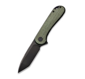 Складной нож CIVIVI Elementum D2 Steel Black Stonewashed Handle Green Micarta