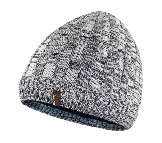 Водонепроницаемая шапка Dexshell Heathered Rib Knit Beanie серый