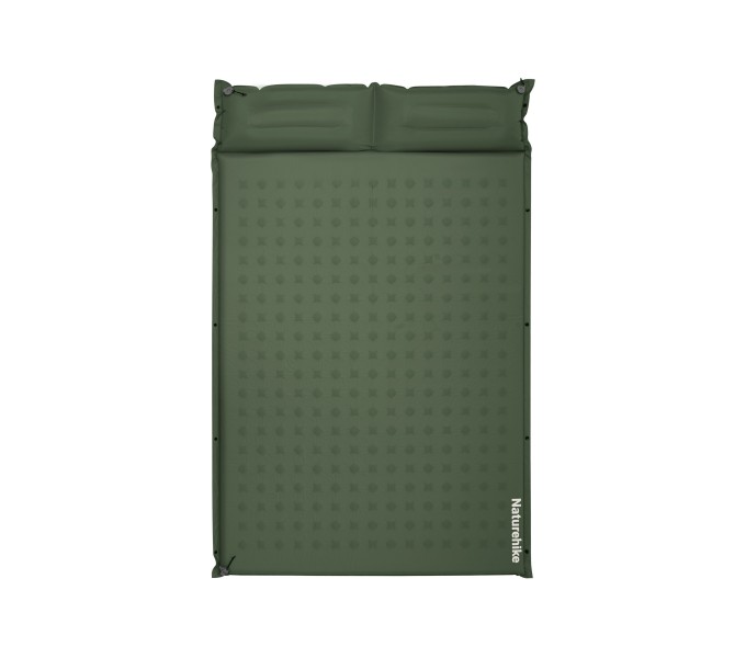 Коврик Naturehike CNK2550WS025 D Series 3см с подушкой R3.1 Double самонадувной туристический зеленый Коврик Naturehike CNK2550WS025 D Series 3см с подушкой R3.1 Double самонадувной туристический зеленый