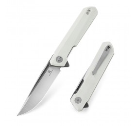 Нож Bestechman Dundee сталь D2, рукоять G10 белая