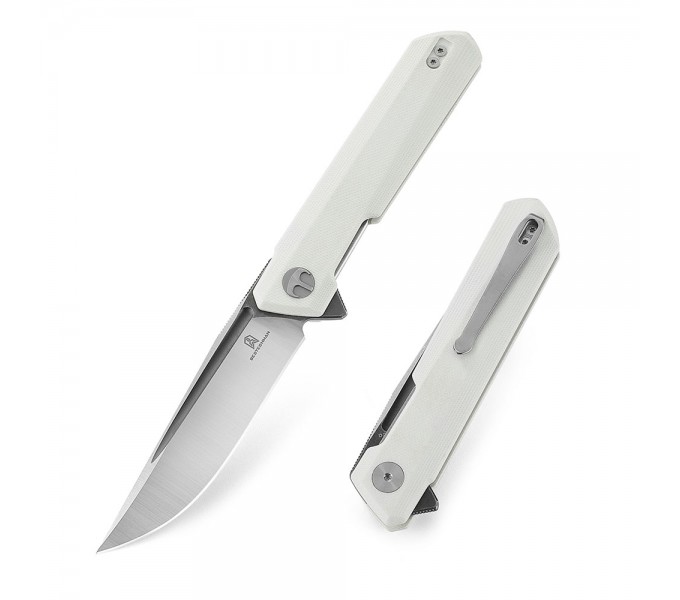 Нож Bestechman Dundee сталь D2, рукоять G10 белая