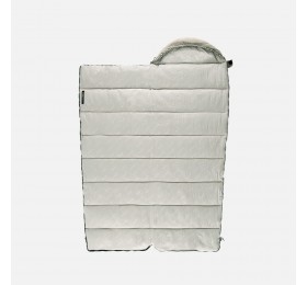 Ультралёгкий спальный мешок Naturehike NH20MSD02 M300 хлопковый с капюшоном весна осень зеленый, молния слева