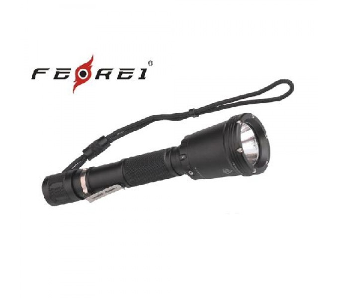 Фонарь для дайвинга Ferei W158, черный Фонарь для дайвинга Ferei W158, черный