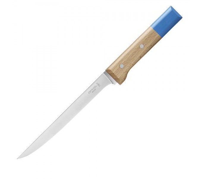 Нож филейный Opinel №121, деревянная рукоять, нержавеющая сталь, 002128