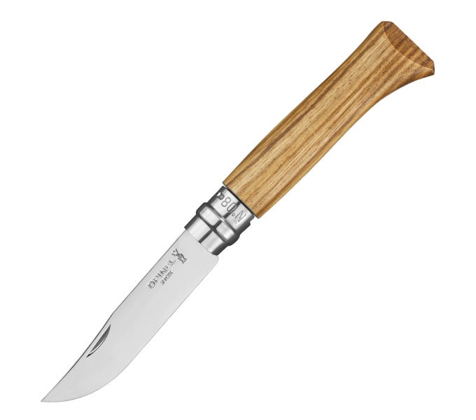 Нож Opinel №08, Beli нержавеющая сталь, 002362