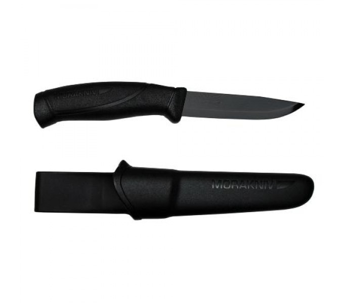 Нож Morakniv Companion BlackBlade, нержавеющая сталь, черный клинок, 12553