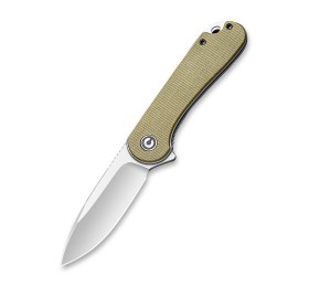 Складной нож CIVIVI Elementum D2 Steel Satin Finished Olive Micarta