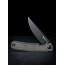 Складной нож SENCUT Scitus D2 Steel Black Stonewashed Handle Dark Green Canvas Micarta