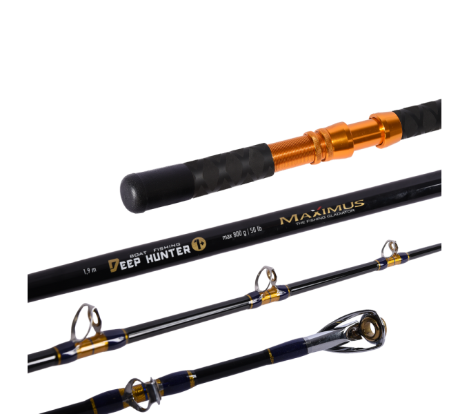 Удилище морское Maximus Deep Hunter 1+ 190H 1,9m max 50 lb 800g Удилище морское Maximus Deep Hunter 1+ 190H 1,9m max 50 lb 800g