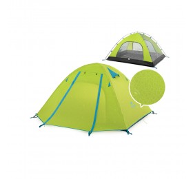 Палатка Naturehike P-Series NH18Z033-P 210T/65D, трехместная, светло-зеленая, 6975641887492