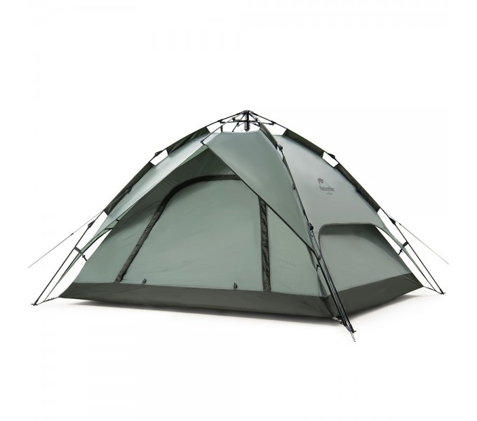 Палатка Naturehike автоматическая NH21ZP008, трехместная, серо-зеленая, 6927595777442