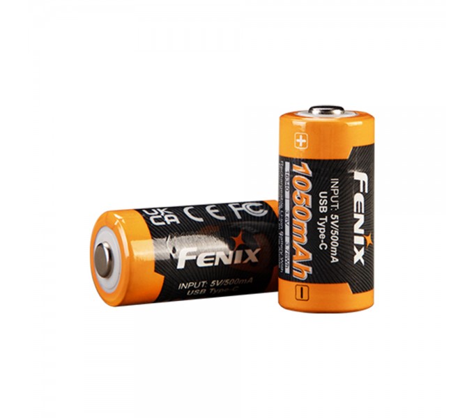 Аккумулятор Fenix 16340 ARB-L16-1050UP 1050mAh Li-ion с разъемом для USB Аккумулятор Fenix 16340 ARB-L16-1050UP 1050mAh Li-ion с разъемом для USB