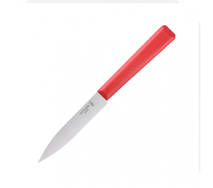 Нож столовый Opinel №312, пластиковая рукоять, блистер, нержавеющая сталь, красный Нож столовый Opinel №312, пластиковая рукоять, блистер, нержавеющая сталь, красный
