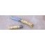 Нож Opinel №7 Nature, нержавеющая сталь, рукоять самшит, гравировка следы, 001550