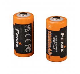 Аккумулятор Fenix 16340 ARB-L16-1050UP 1050mAh Li-ion с разъемом для USB