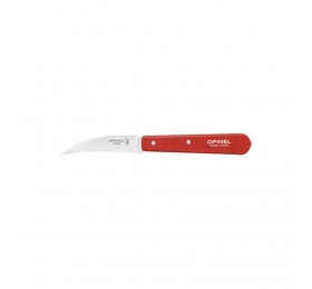 Нож столовый Opinel №114, деревянная рукоять, блистер, нержавеющая сталь, красный 003127