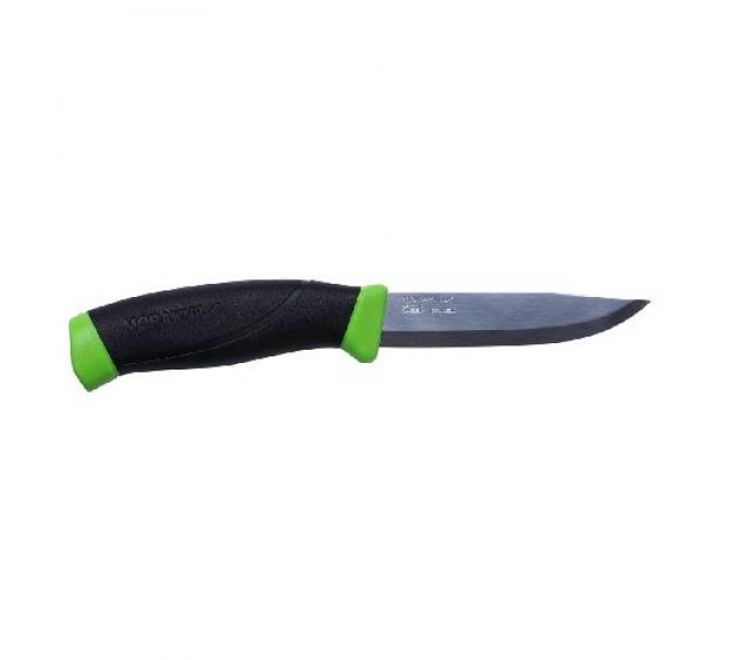 Нож Morakniv Companion Green, нержавеющая сталь, цвет зеленый, 12158