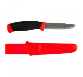 Нож Morakniv Companion F Rescue серрейтор, нержавеющая сталь, прорезиненная рукоять 11828