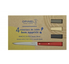 Набор столовых ножей Opinel LOFT N°125, дерев. рукоять, нерж, сталь, кор. 001534